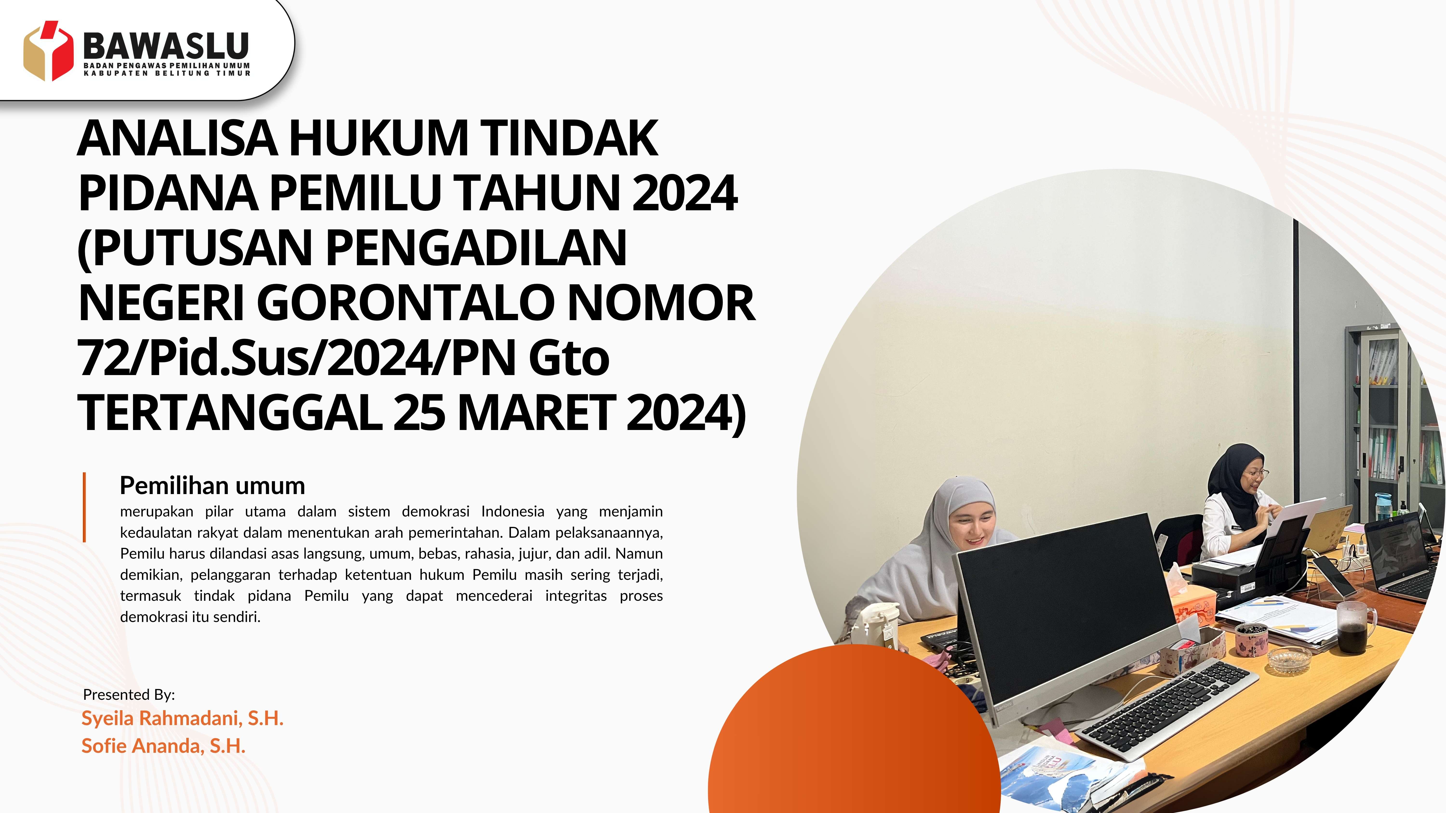 ANALISA HUKUM