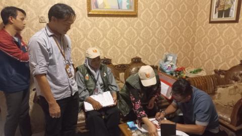 coklit dirumah kediaman Bupati Belitung Timur